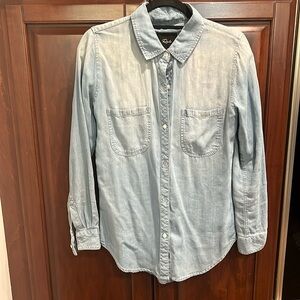 Rails denim button down shirt